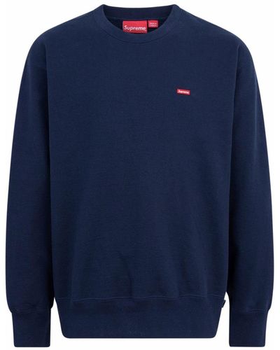 Supreme Sweater Met Ronde Hals - Blauw