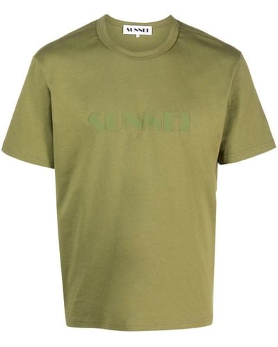 Sunnei ロゴ Tシャツ - グリーン