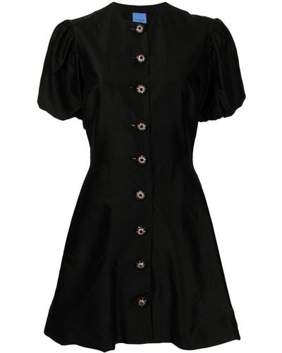 Macgraw Sorbet Silk Mini Dress - Black