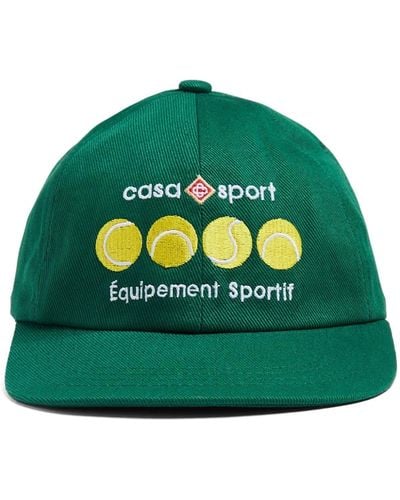 Casablancabrand Cappello da baseball con ricamo - Verde