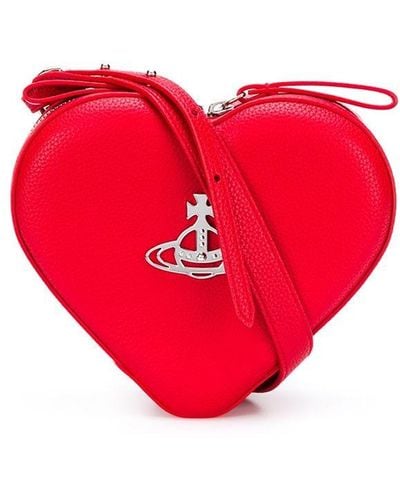 Vivienne Westwood Mochila en forma de corazón - Rojo