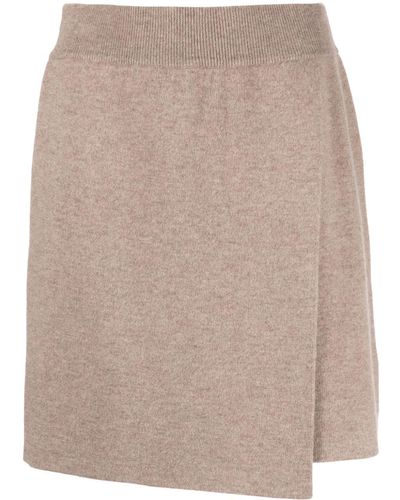 Lisa Yang Kasjmier Mini-rok - Naturel