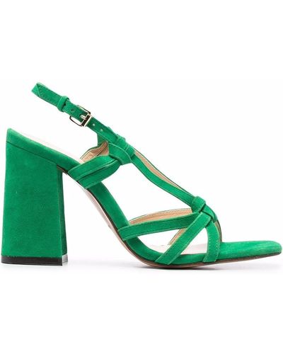 Tila March Block-heel Strappy Sandals - Green