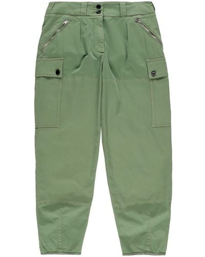 Tom Ford Cargo Trousers With Pleats - Green