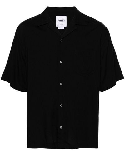 Vans Camp-collar Buttoned Shirt - Black