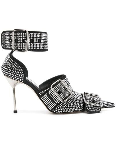 GIUSEPPE DI MORABITO 110mm Crystal-embellished Court Shoes - Metallic