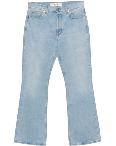 Séfr Rider Cut high-rise bootcut jeans - Blau