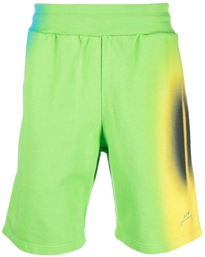 A_COLD_WALL* Mid-rise Track Shorts - Green