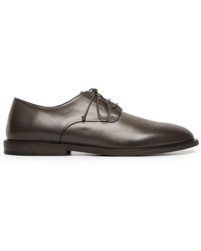 Marsèll Calf Leather Derby Shoes - Brown