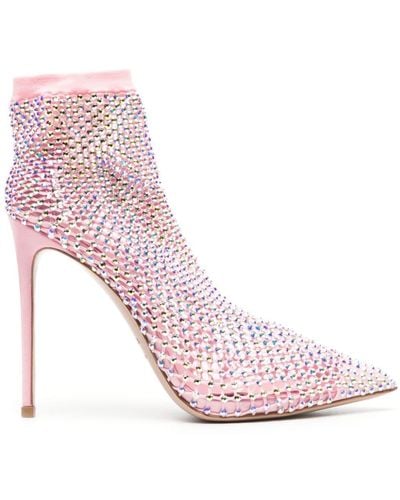 Le Silla Gilda 100mm Ankle Boots - Pink