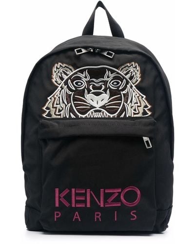 KENZO ロゴ バックパック - ブラック