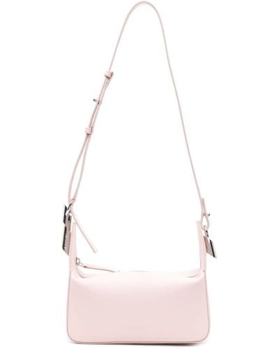 Lanvin Light Tasche Leather Shoulder Bag - Pink