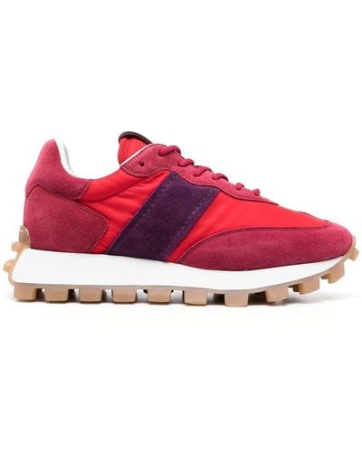 Tod's 1t Leather Sneakers - Red