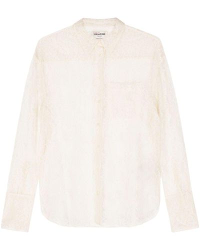 Zadig & Voltaire Tyrone Lace - White