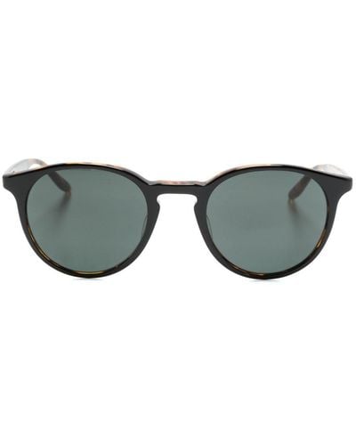 Barton Perreira Princeton Round-frame Sunglasses - Grey