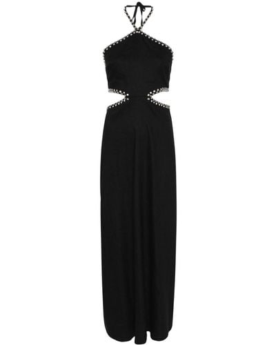 Jonathan Simkhai Rhinestone-embellished Dress - Black