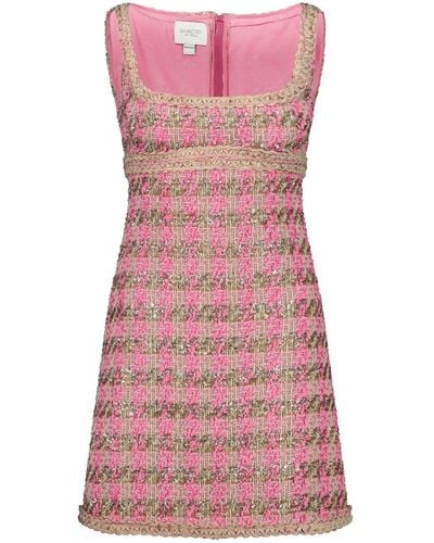 Giambattista Valli Tweed Minidress - Pink