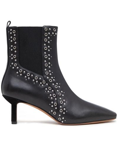 3.1 Phillip Lim Nell 65mm Eyelet-embellished Boots - Black