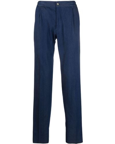 Kiton Jeans Met Elastische Taille - Blauw