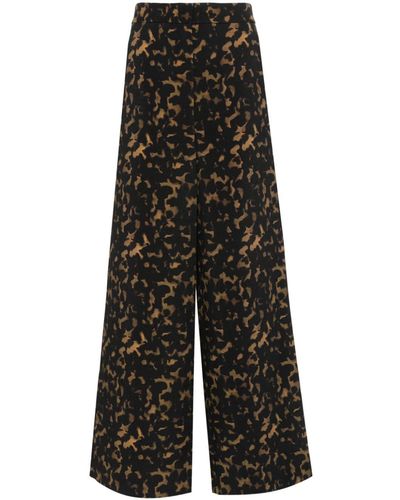 Theory Trousers > wide trousers - Noir