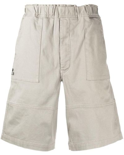 Izzue Elasticated-waist Bermuda Shorts - Grey