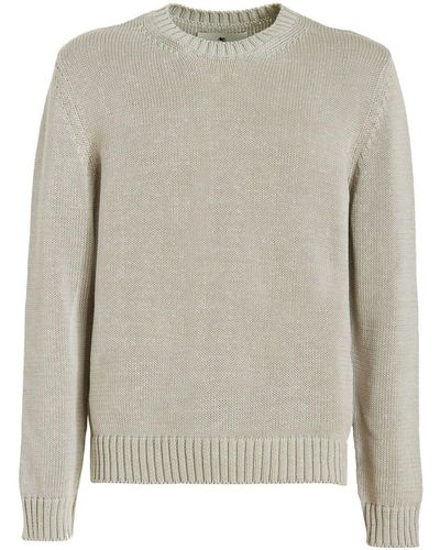 Etro Stud-detail Cotton Sweater - Gray