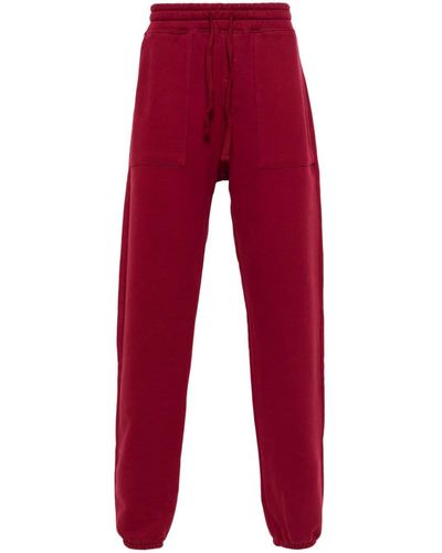 Mc2 Saint Barth Pantonetm Special Edition Cotton Track Trousers - Red