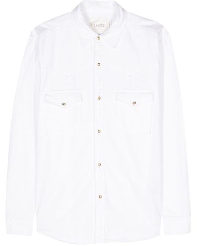 Closed Western-style Cotton Shirt - White