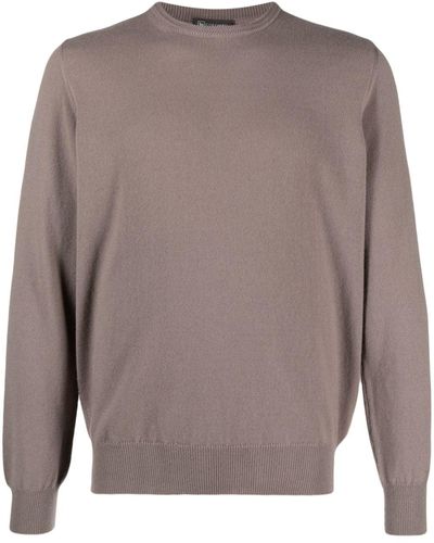 Colombo Fine-knit Cashmere Sweater - Brown
