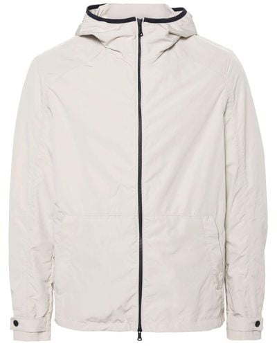 Paul & Shark Windbreaker Hooded Jacket - White