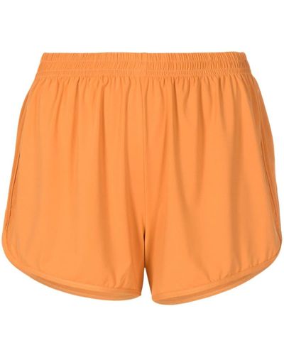Lygia & Nanny Lee Elasticated-waist Shorts - Orange