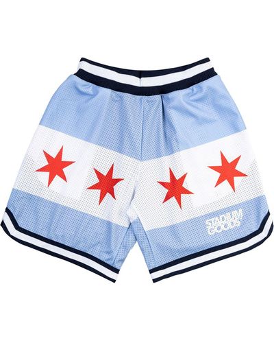 Stadium Goods Chicago Flag Mesh Shorts - White