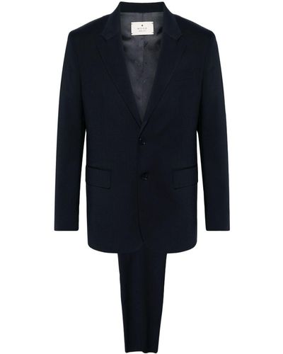 Manuel Ritz Einreihiger Anzug - Blau