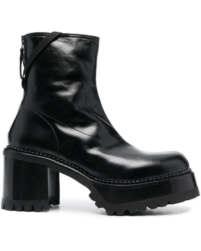 Premiata 80mm Block-heel Ankle Boots - Black