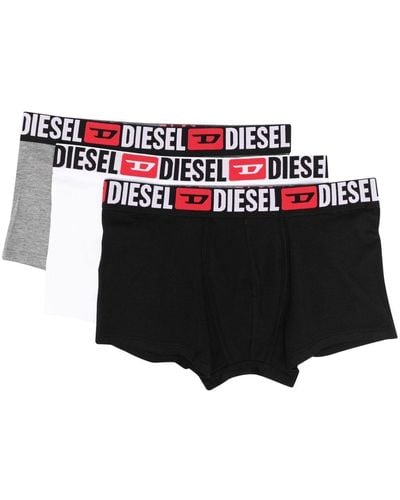 DIESEL Umbx-damien Boxer Briefs (pack Of Three) - Red