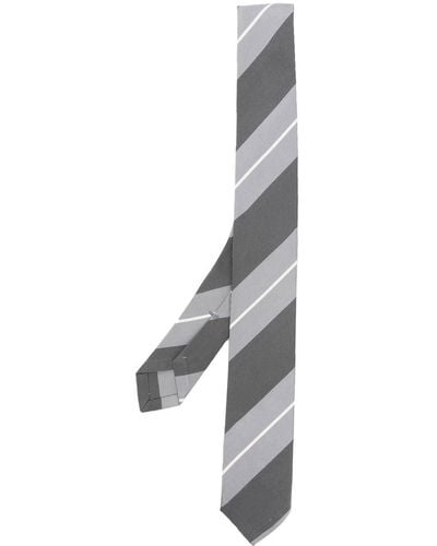 Thom Browne Krawatte mit diagonalen Streifen - Mehrfarbig