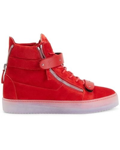 Giuseppe Zanotti Coby High-top Trainers - Red