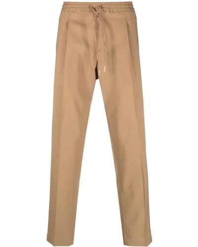 Briglia 1949 Straight-Leg-Hose mit Kordelzug - Natur