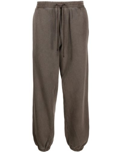 Converse Panelled Cotton Blend Track Trousers - Grey