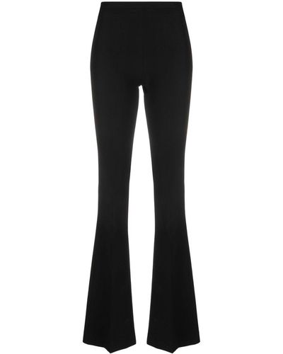 Blanca Vita High-waisted Flared Trousers - Black