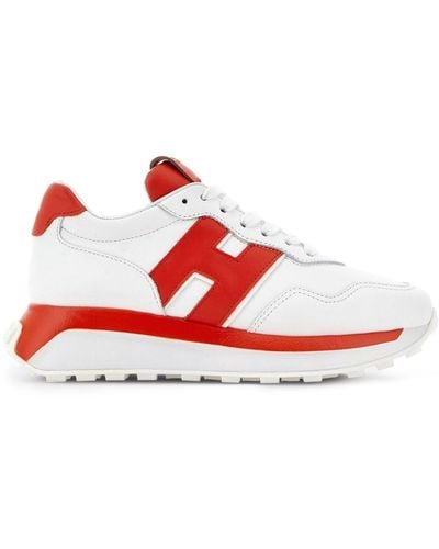 Hogan H601 Suède Sneakers - Rood