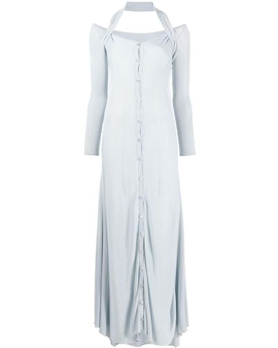 Jacquemus Lagoa Halterneck Dress - Blue