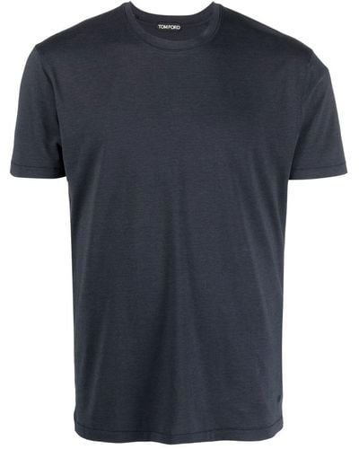 Tom Ford Katoenen T-shirt - Blauw