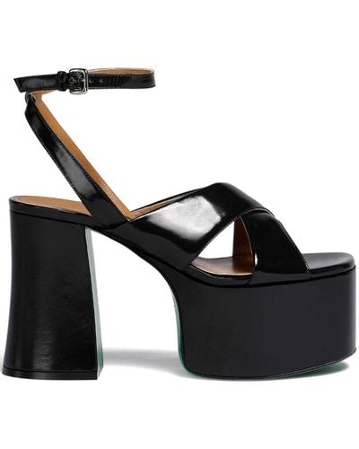 Marni Sandalias con plataforma - Negro