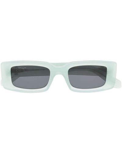 Off-White c/o Virgil Abloh Arthur Rectangle-frame Sunglasses - Blue