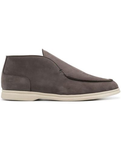 Corneliani Nubuck Slip-on Boots - Brown