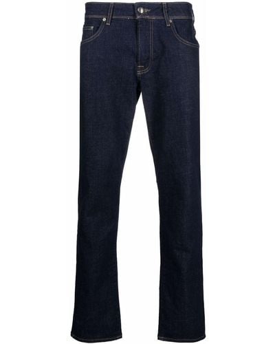 Hackett Mid-rise Slim-fit Jeans - Blue