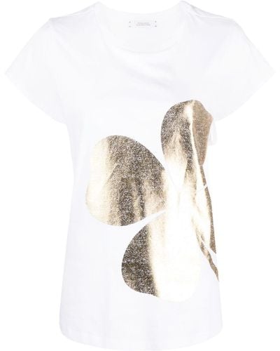Dorothee Schumacher Graphic-print Cotton T-shirt - White