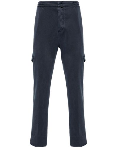 Kiton Pantalones ajustados con cordones - Azul