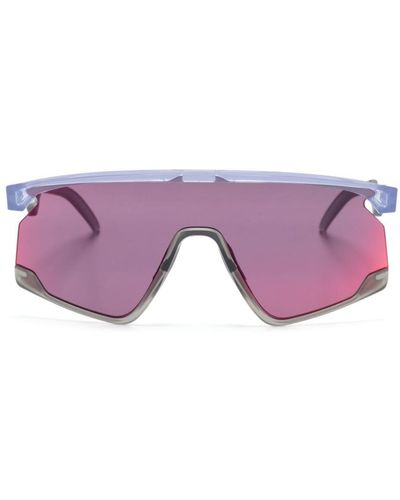 Oakley Bxtr Shield-frame Sunglasses - Purple